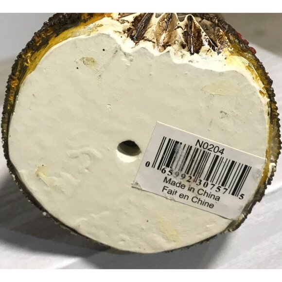 Vintage Santa Claus Figurine With Trumpet & Drum 7 Inch Tall Holiday Decoration - Picture 6 of 7